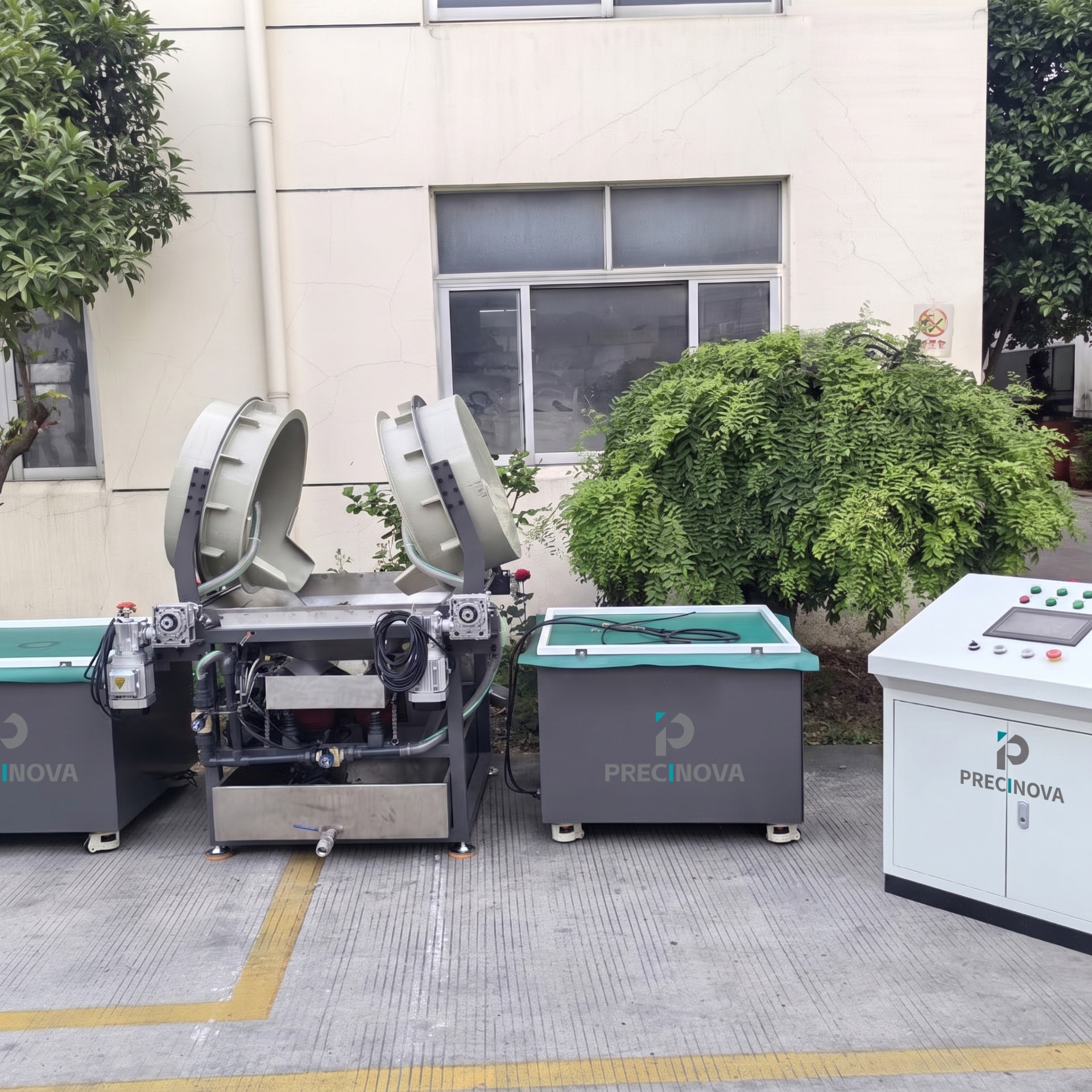 Reversible Magnetic Polishing Machine PMPM-DTA900 – magnetic polishing & deburring machine available in India from Precinova