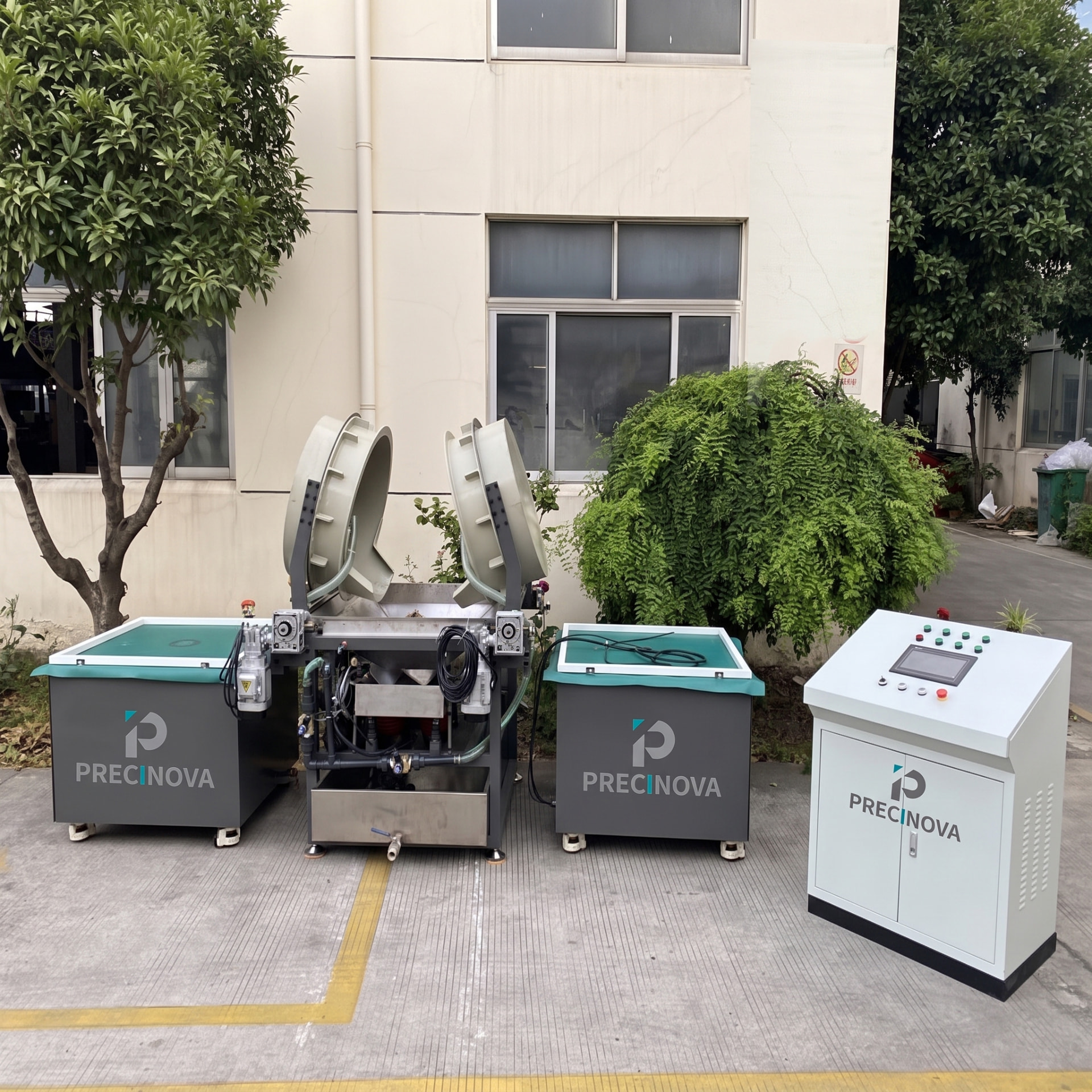 Automatic Magnetic Pin Polisher – magnetic polishing & deburring machine available in India from Precinova