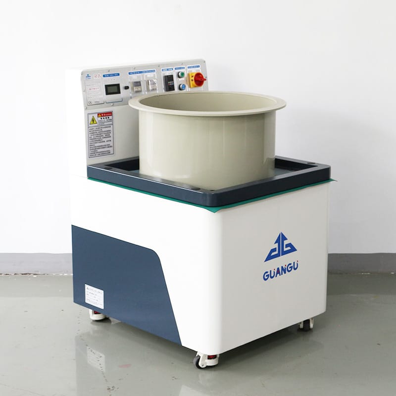 Why Polishing Buckets Have Centre Columns – metal polishing equipment guide by Precinova